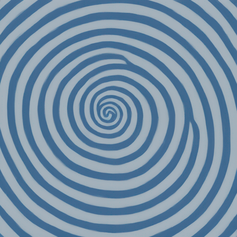 blue spiral  emoji