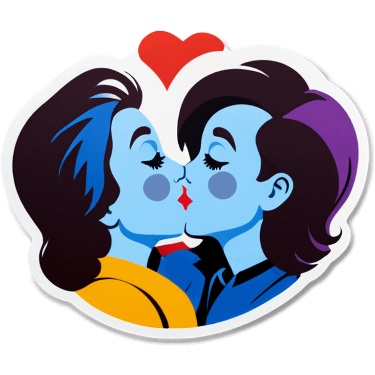 Kissing emoji