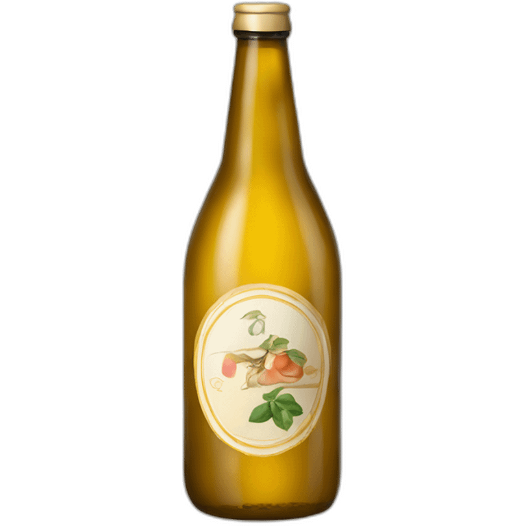 Une bouteille de cidre emoji