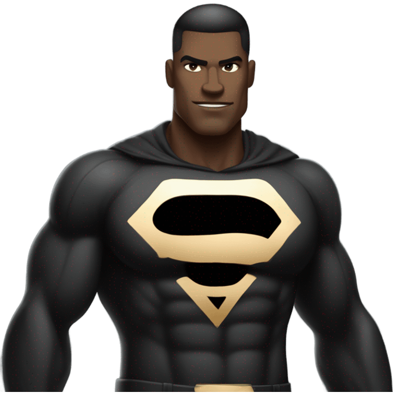 Black superman emoji