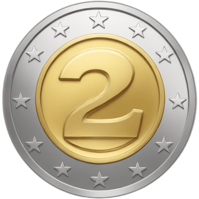 2 euro coin emoji