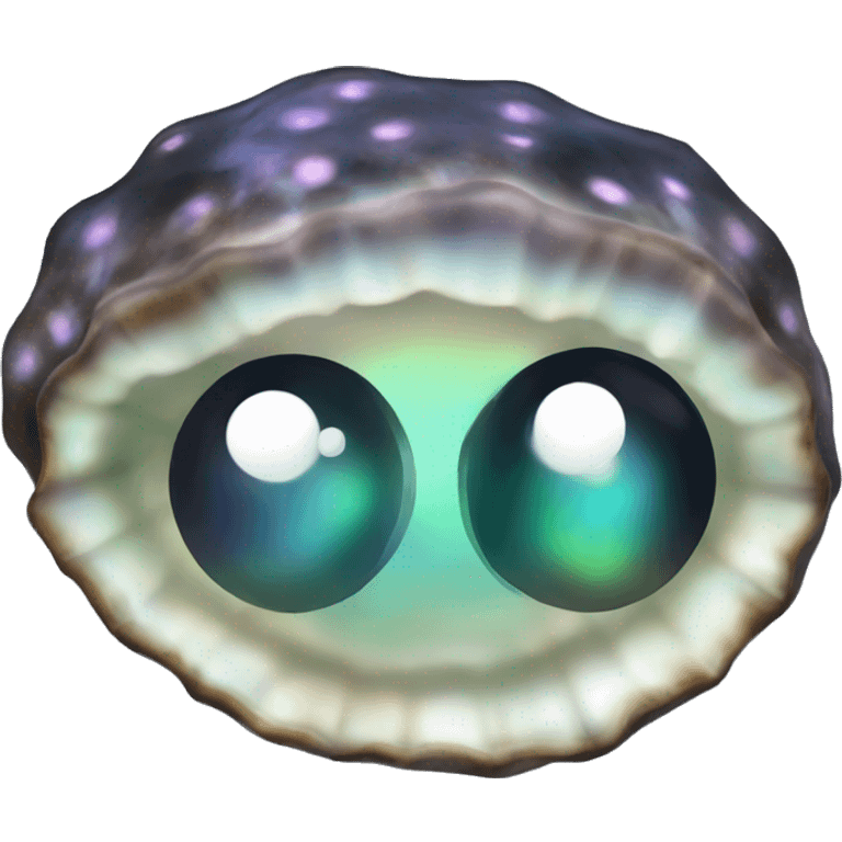 Abalone with eyes emoji