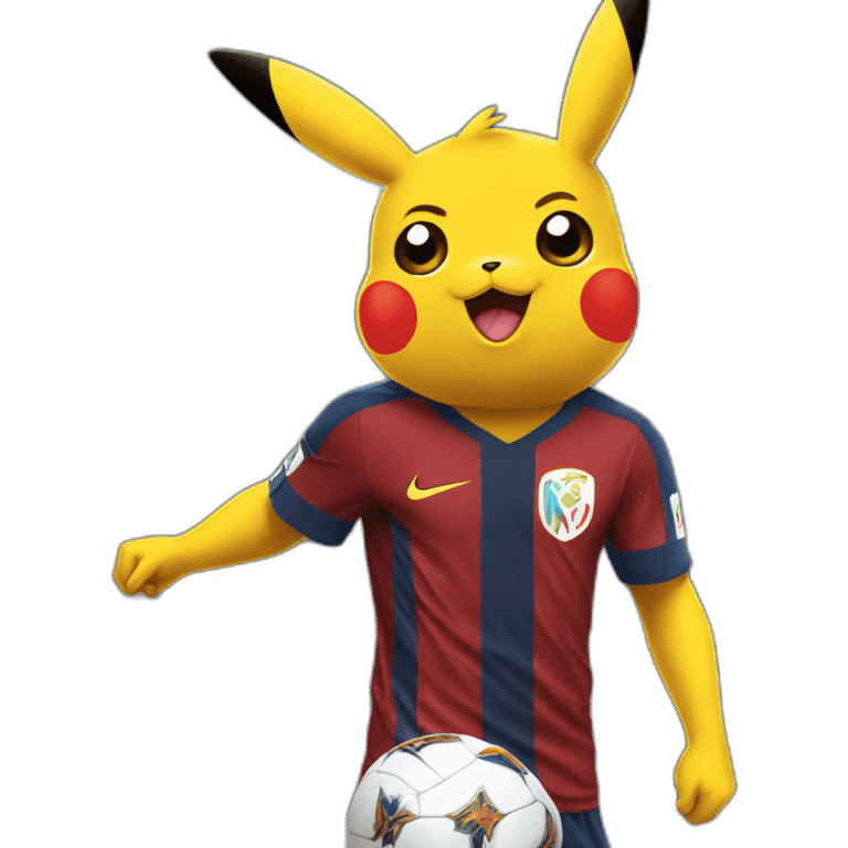 pikachu sous ronaldo emoji