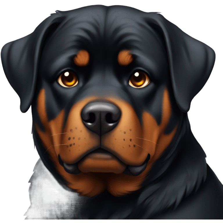 Lazy Rottweiler  emoji