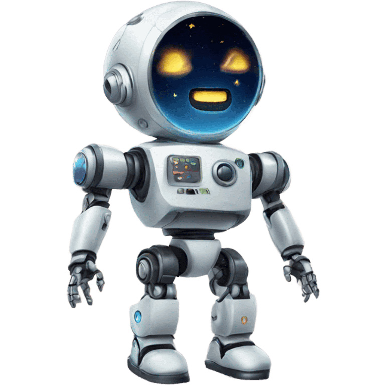 robot in space emoji