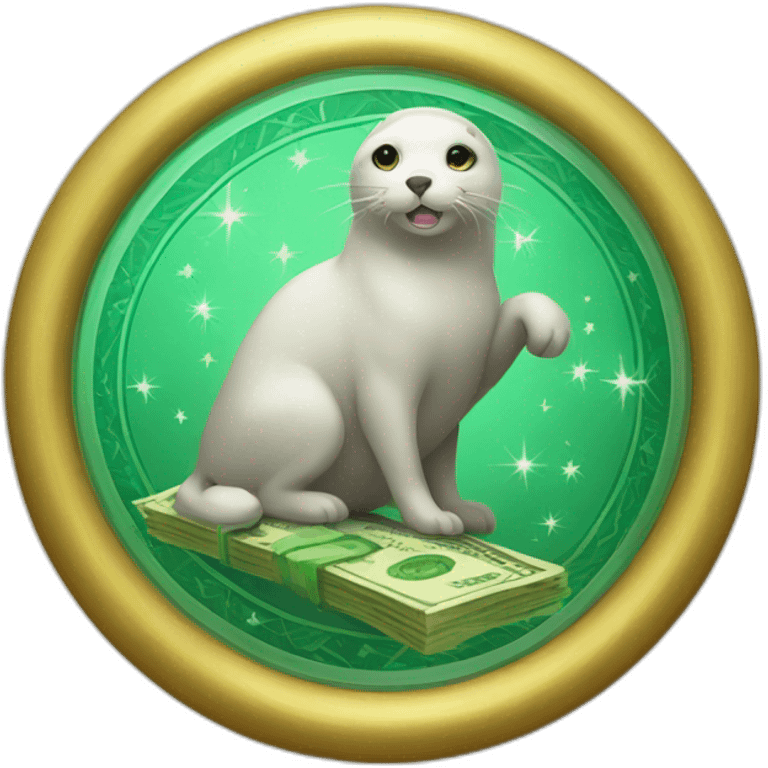 magical money seal emoji