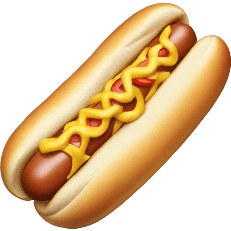 Hotdog with mayonnaise  emoji