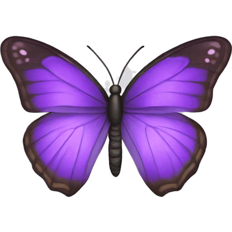 Purple butterfly emoji