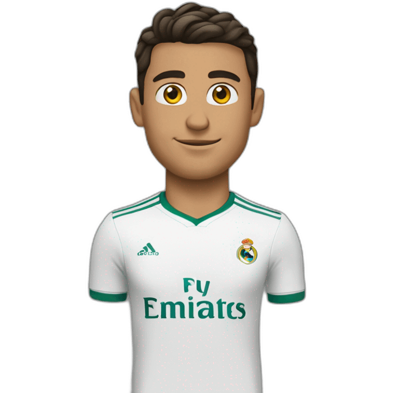 cristiano qui fait un coup de sciseau emoji