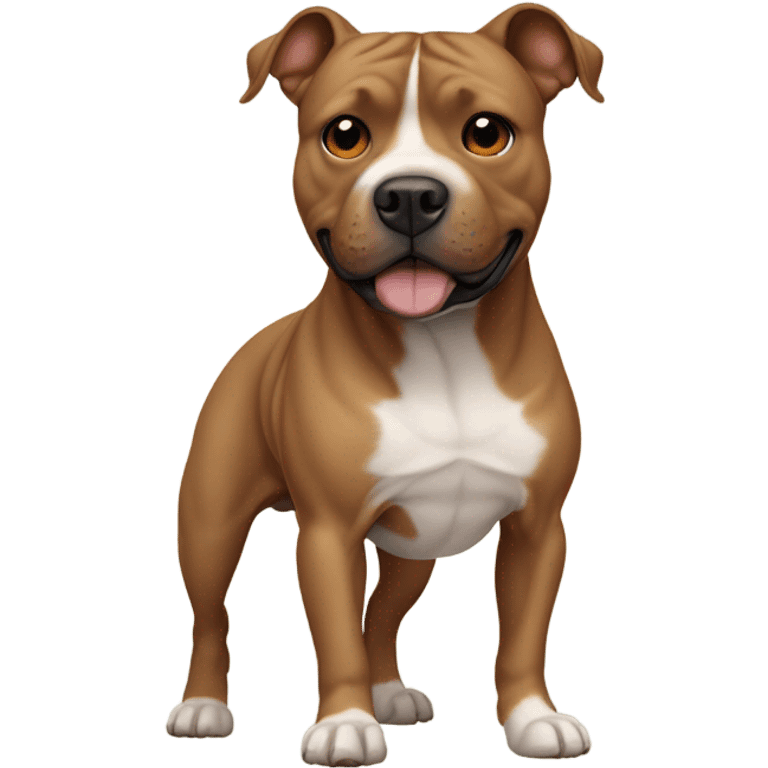 Light Brown Staffordshire bull terrier emoji