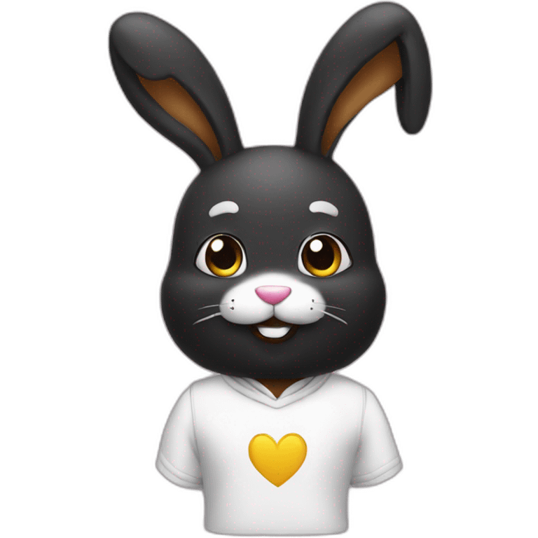 Bad bunny black emoji