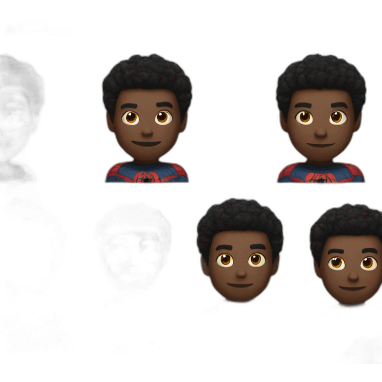 black spider man  emoji