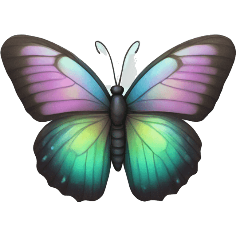 iridescent butterfly  emoji