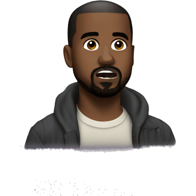 Kanye west on galaxy gas emoji