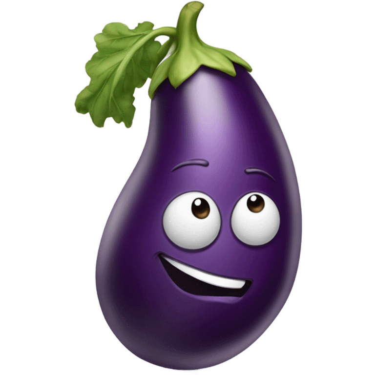 Mischievous Eggplant  emoji