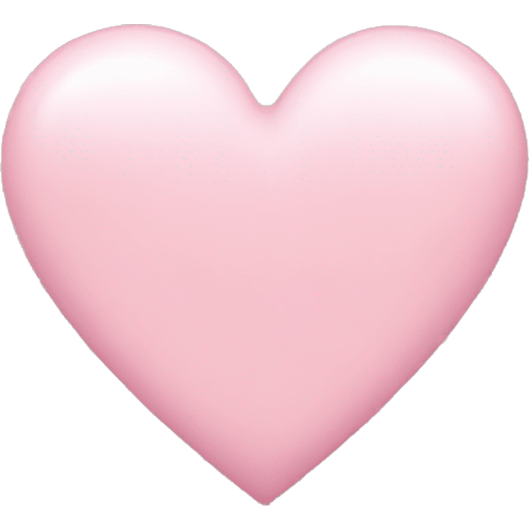 Light pink heart  emoji