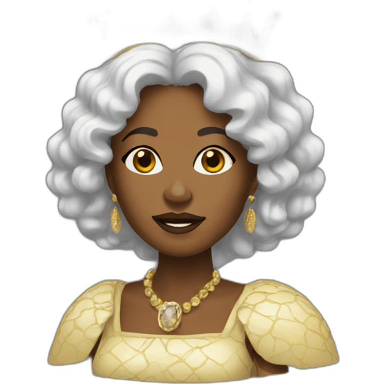 Black women queen emoji