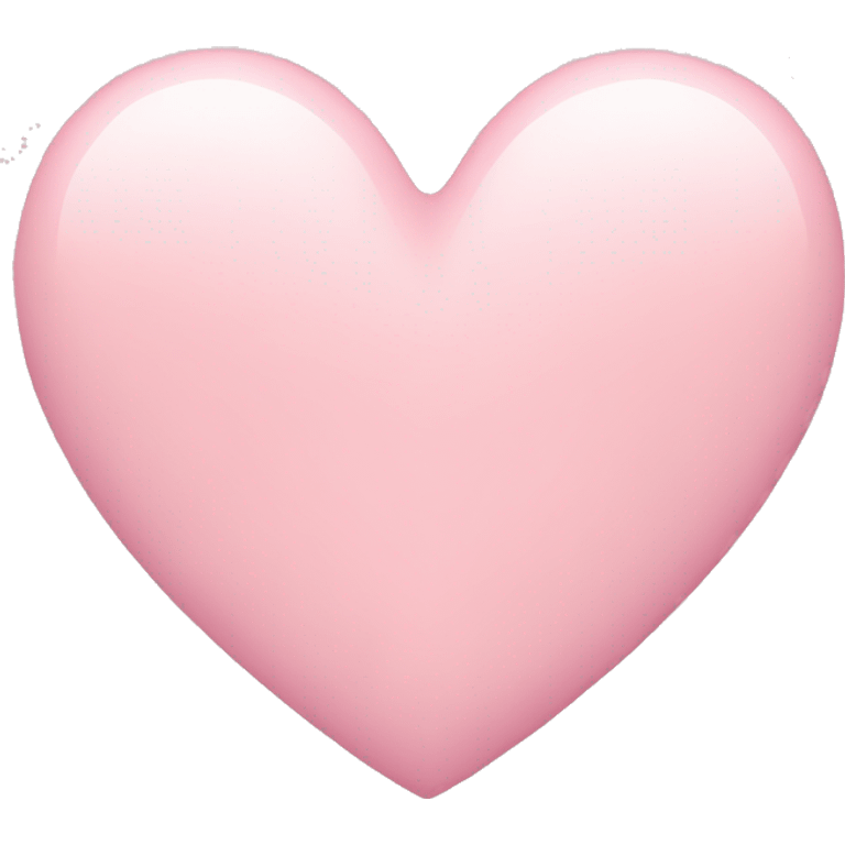 Pastel pink heart emoji