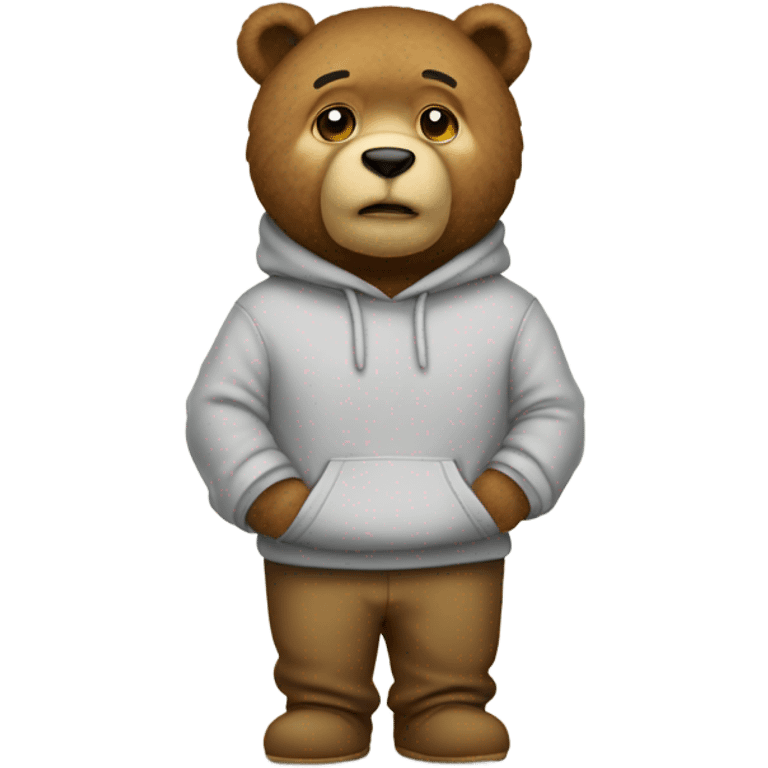 Oso con una sudadera  emoji