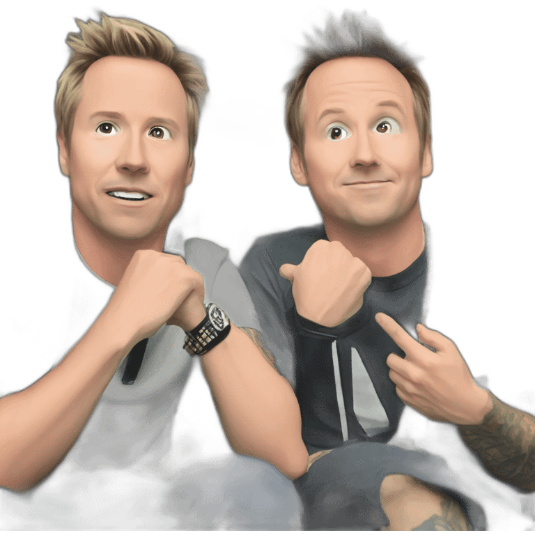 Mark Tom and Travis from blink 182 emoji