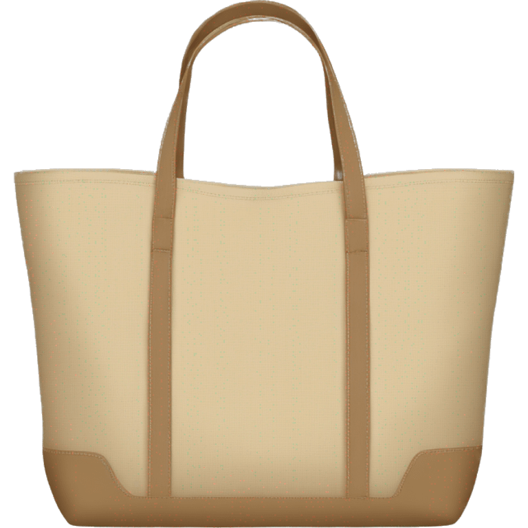 beige tote bag emoji