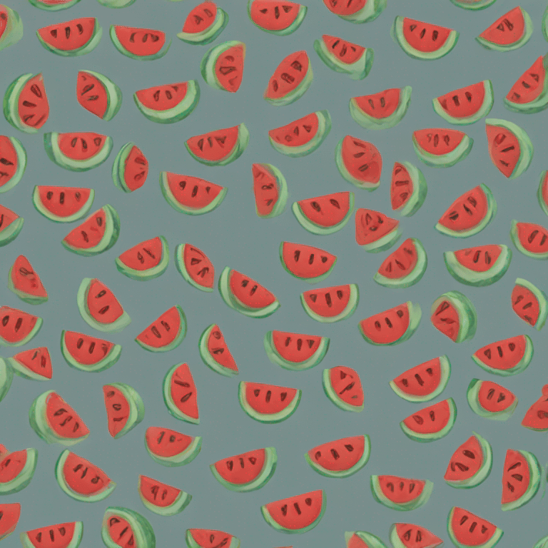 a laughing watermelon emoji