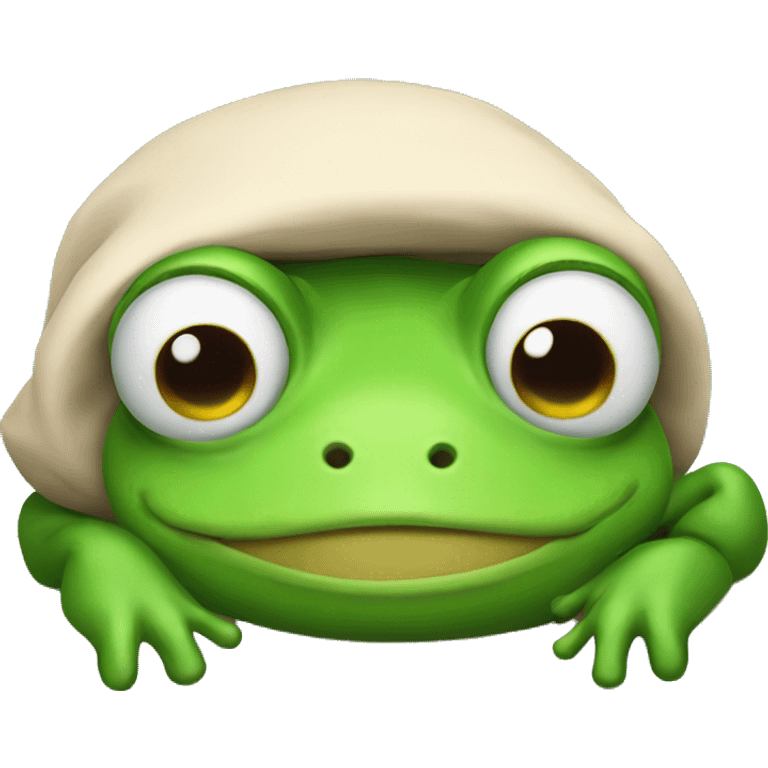 Sleepy peppe the frog emoji