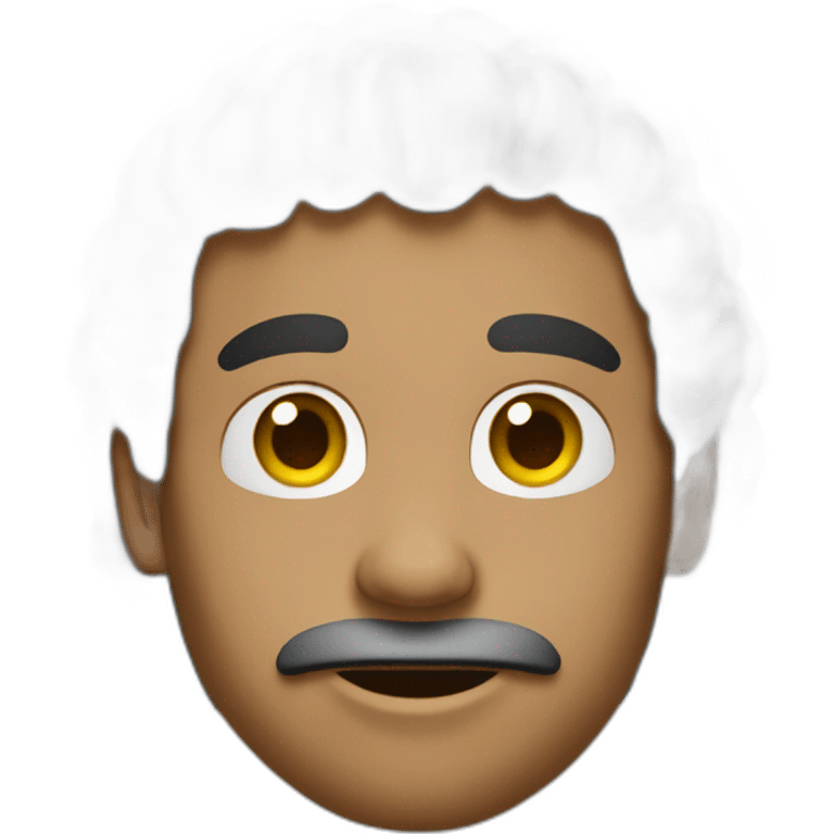 Singe sur homme noir emoji