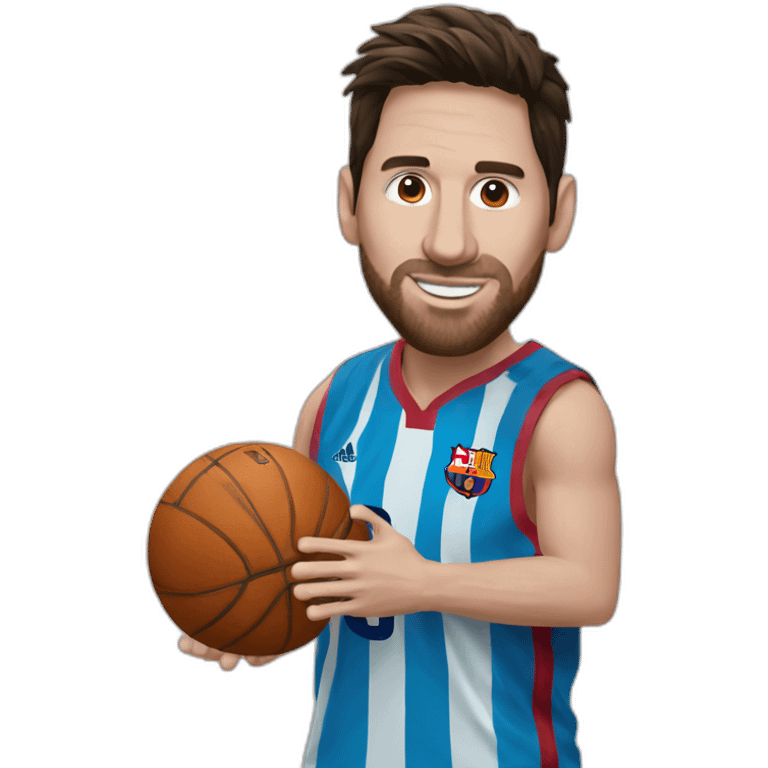 messi básquet emoji