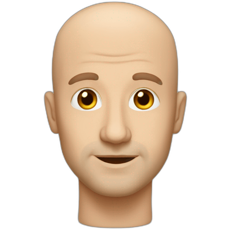 Piotr Sędziak, bald, director emoji