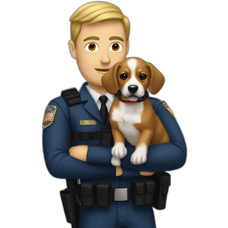 ATF agent with dog emoji