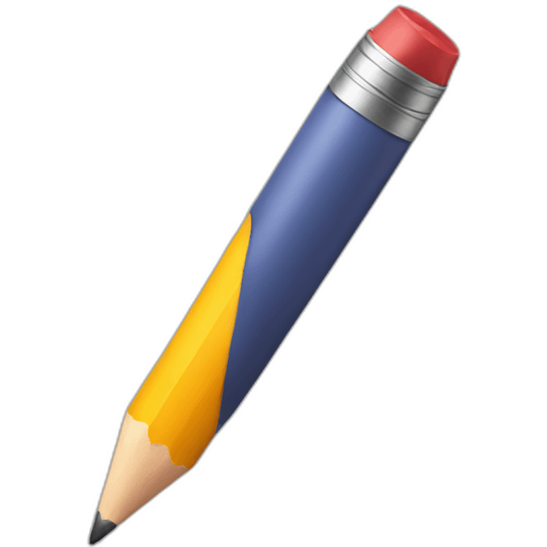 Big fat Pencil emoji