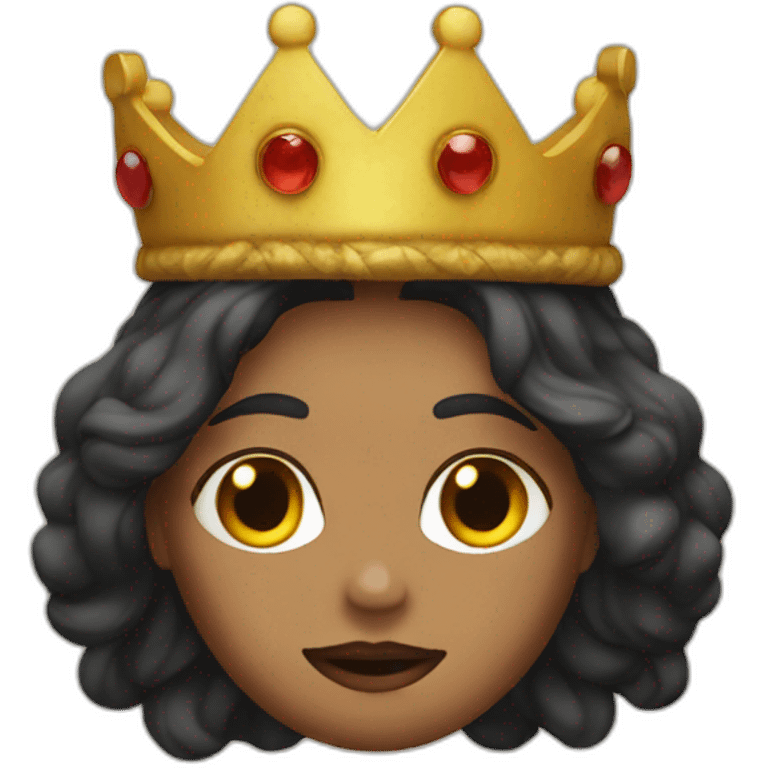 Jesus witch a crown emoji