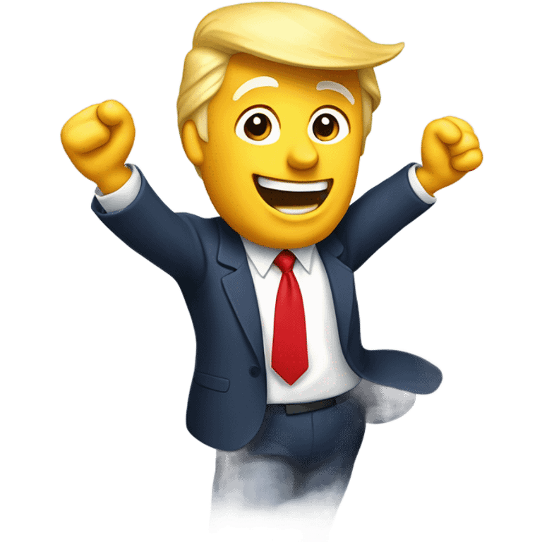 Donald trump dancing USA emoji