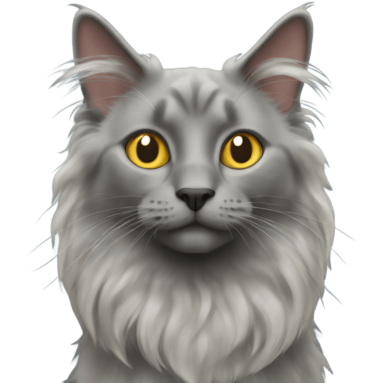 Nebelung cat emoji