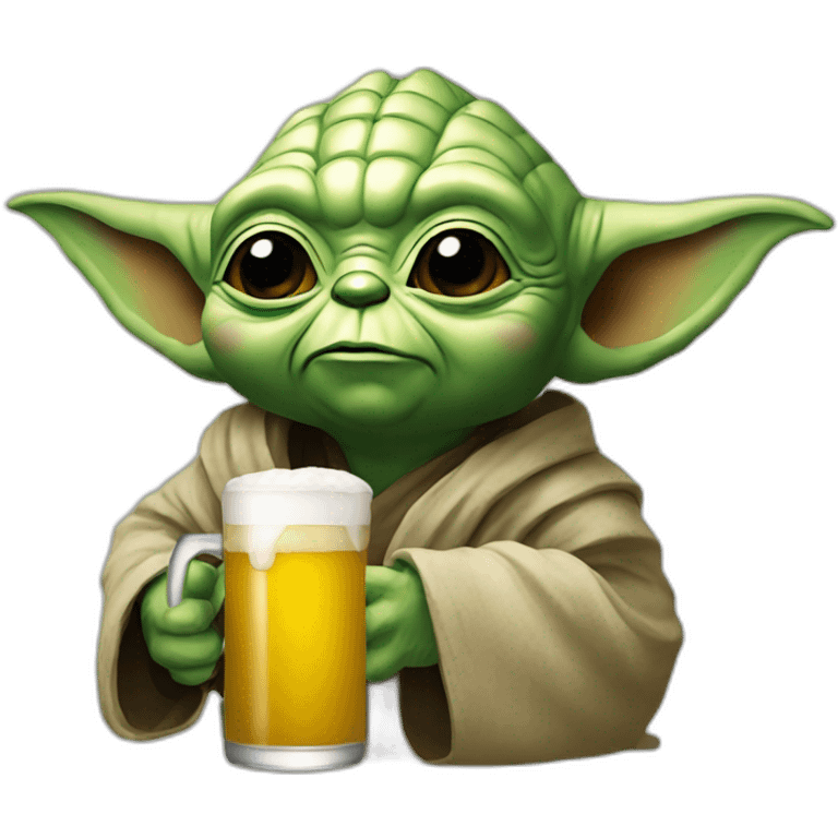 Yoda_drink_beer emoji