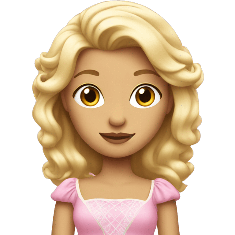 pink blonde princess emoji