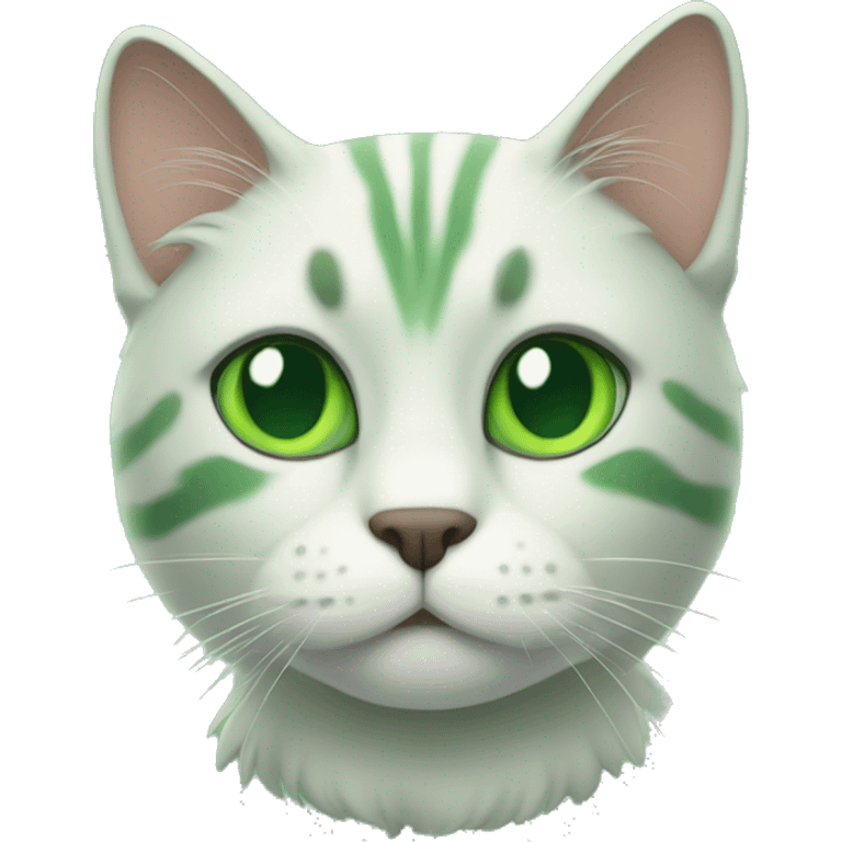 green cat emoji