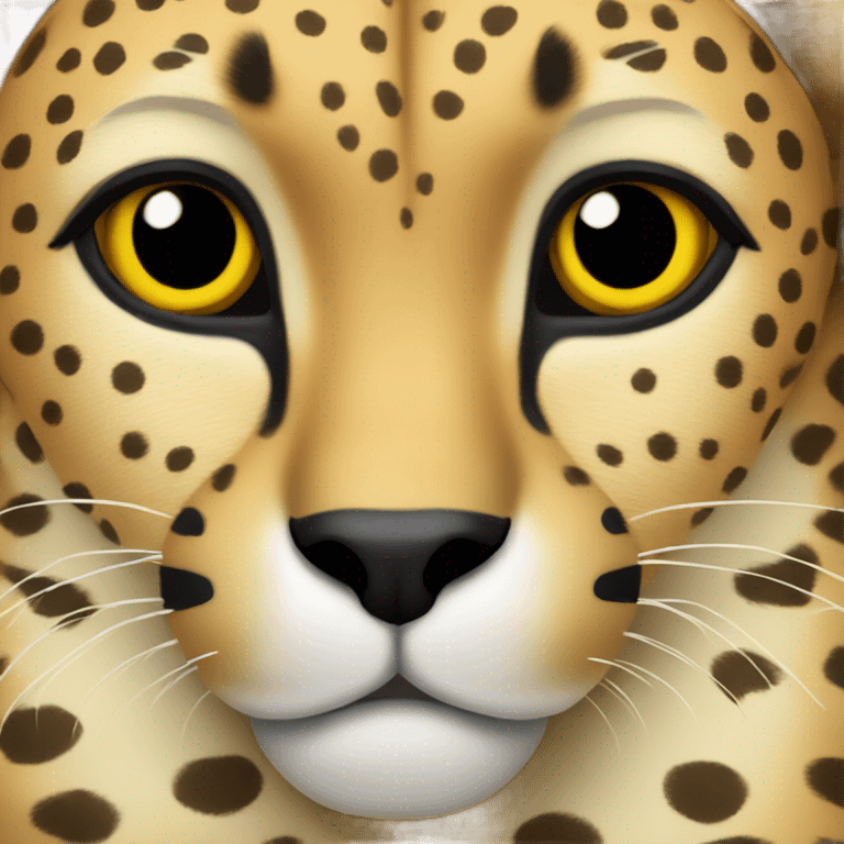 Cheetah heart  emoji