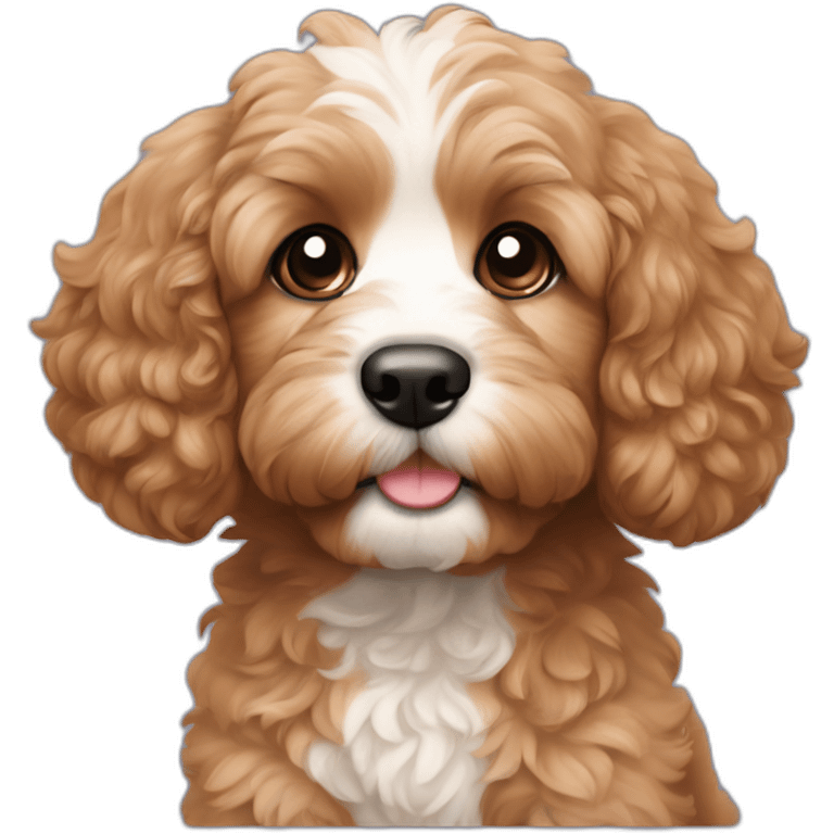 Cavadoodle puppy emoji