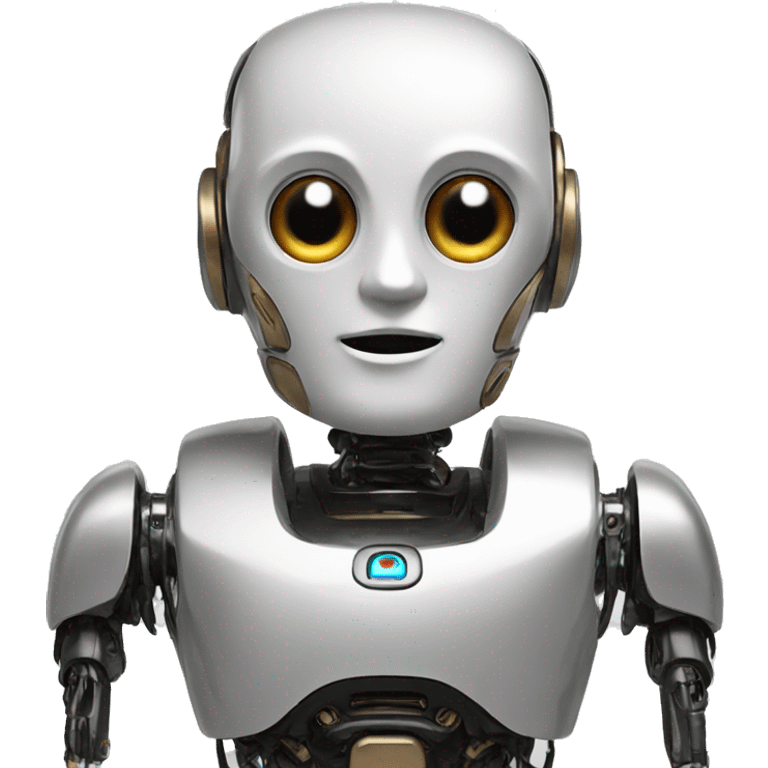 Smart luxury robo emoji