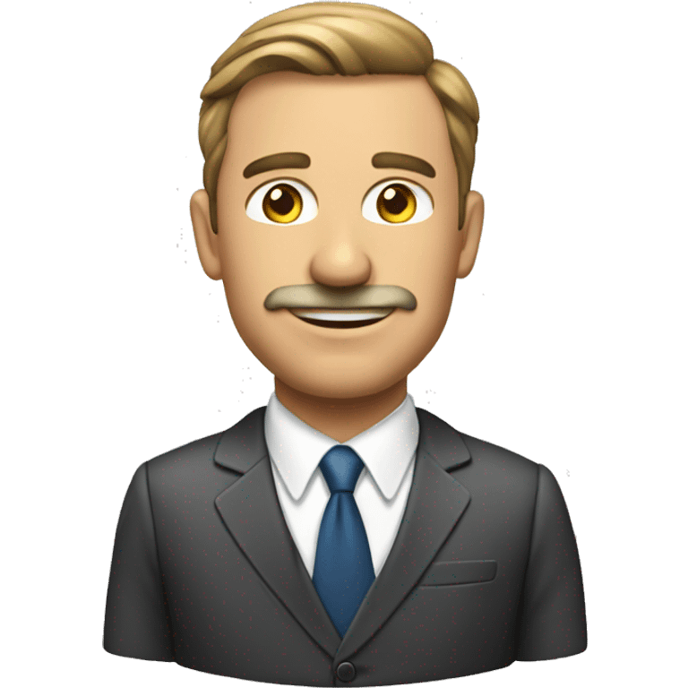 commodity business man emoji