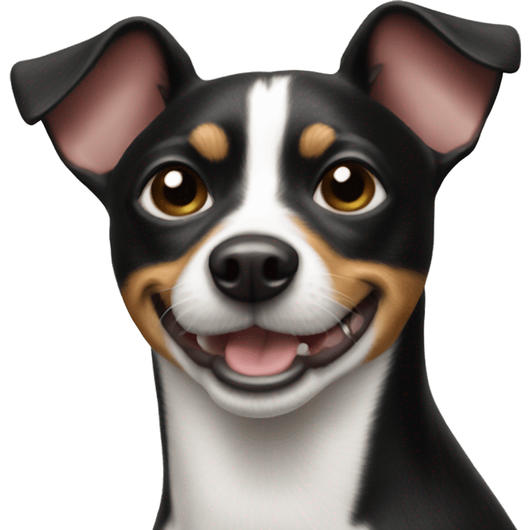 Black Rat Terrier  emoji