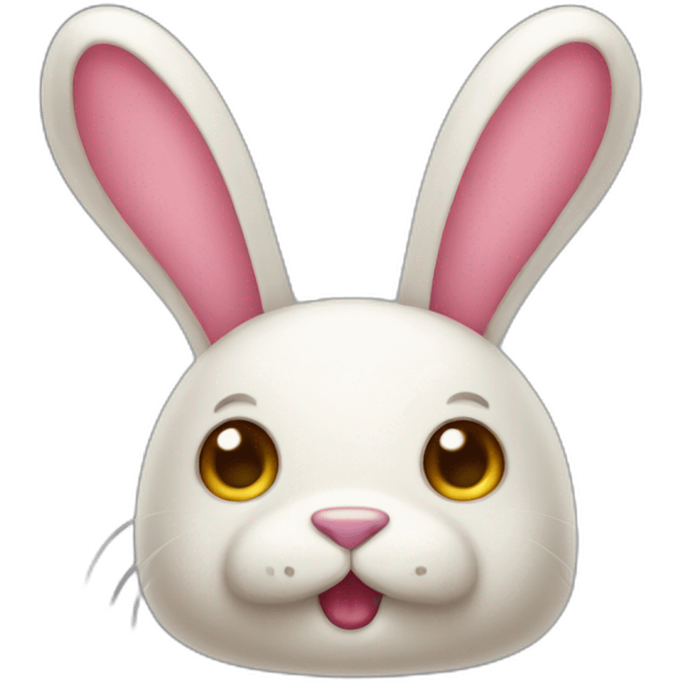 jelly rabbit with long ears emoji