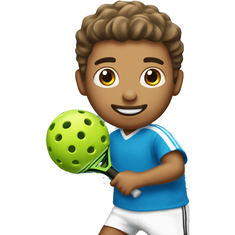 Me playing Pickleball  emoji