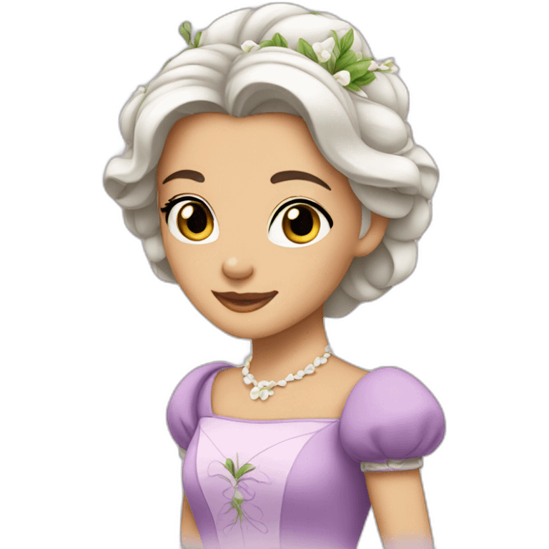 princesse white jasmine emoji