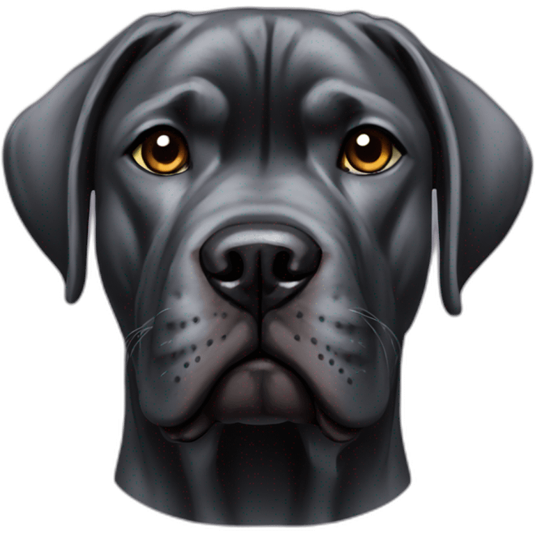 Cane corso cropped ears emoji