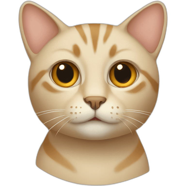 beige cat emoji