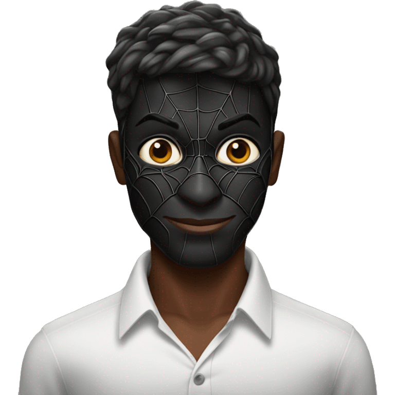 Black spider man from Tamil Nadu  emoji