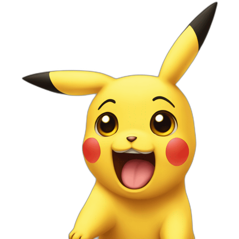 Surprised pickachu emoji